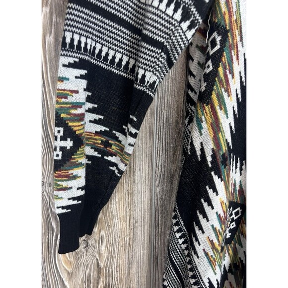 Ruff Hewn Womens Cardigan Sweater Southwestern Aztec Long Sleeve Waterfall XL - Picture 5 of 10
